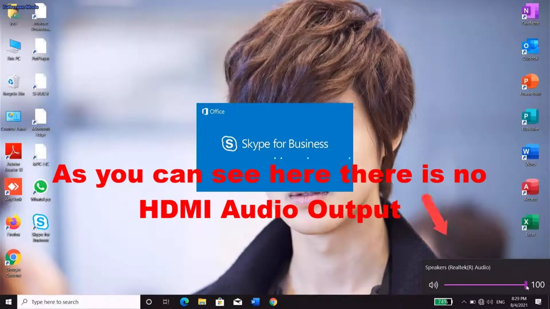 مشکل صدای HDMI